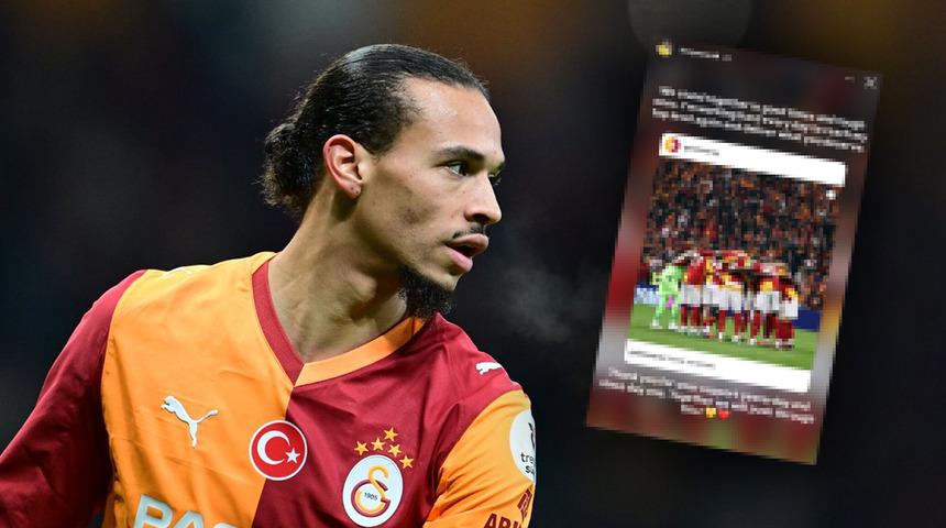 Leroy Sane eleştirilere dayanamadı! Galatasaraylı yıldızdan olay a&ccedil;ıklama