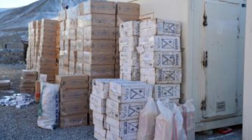 1 milyon 589 bin paket ka&ccedil;ak sigara ele ge&ccedil;irildi