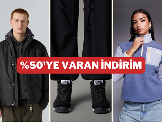 Outdoor tutkunlarının favorisi The North Face &uuml;r&uuml;nleri burada!