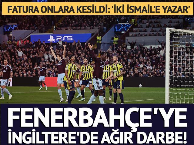 Fenerbah&ccedil;e Aston Villa'ya farklı yenildi! Fatura onlara kesildi...