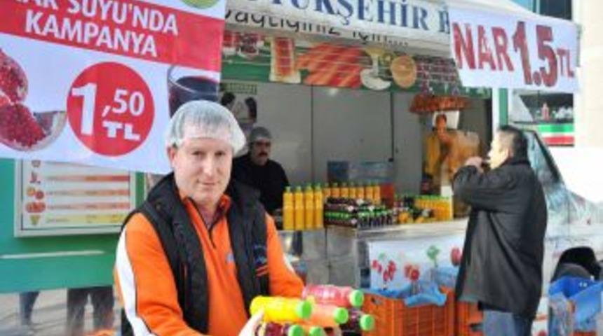 Ankaralılar geçen yıl belediyenin elinden 614 bin litre portakal suyu tüketti