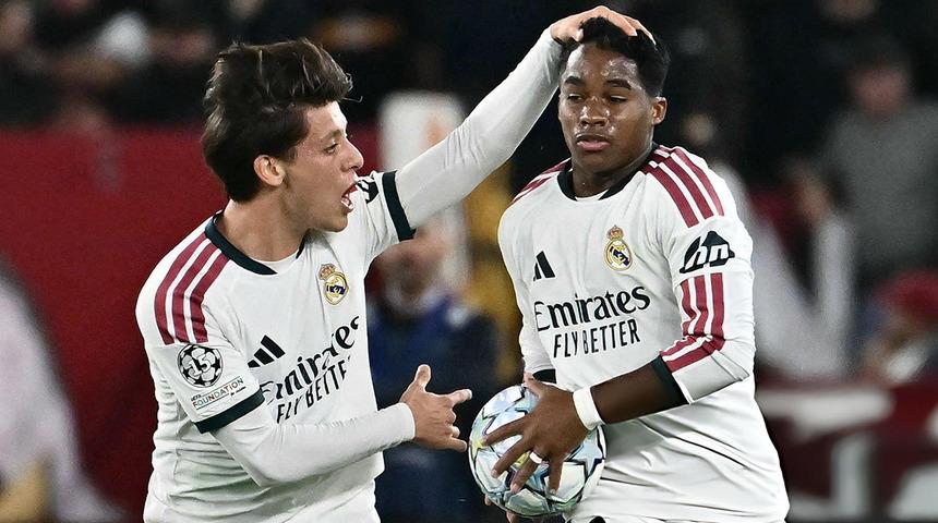 Arda G&uuml;ler'den Şampiyonlar Ligi'nde inanılmaz geri d&ouml;n&uuml;ş! Real Madrid'i Roma'da kurtardı
