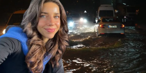Elvin Levinler'den trafikte tepki &ccedil;eken paylaşım! Sildi ama...