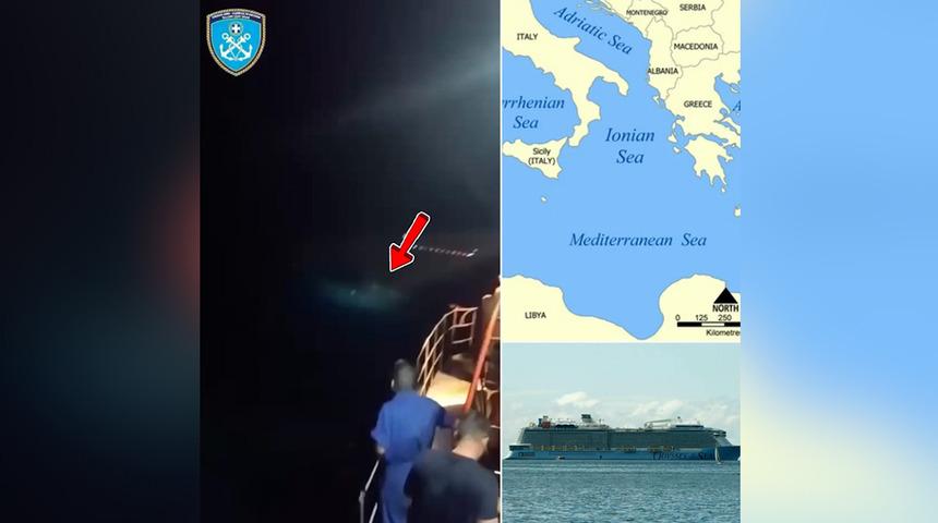 Yunanistan'dayken gemiden denize atladı: 44 yaşındaki kadın 20 saat sonra bulundu!