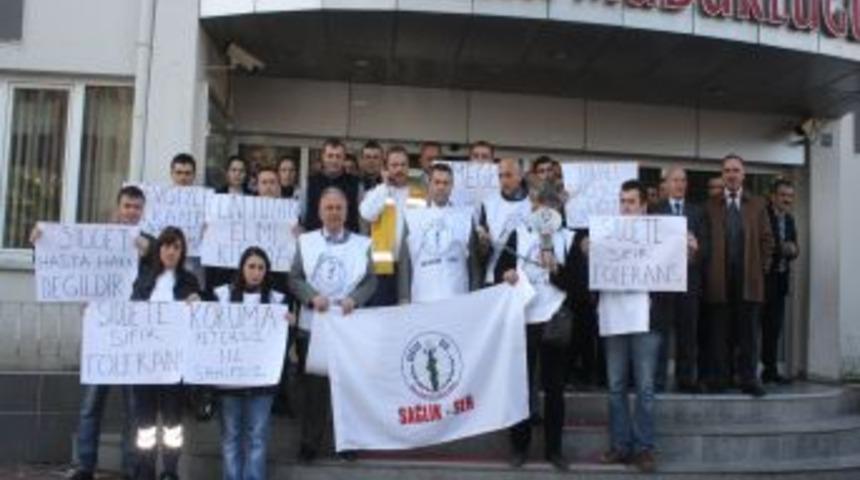 Sağlık-Sen Samsun Şubesi 112 ekibine yapılan saldırıyı kınadı
