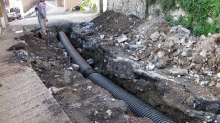 Posbıyık: 2011 yılında 11 bin metre kanalizasyon hattı yaptık