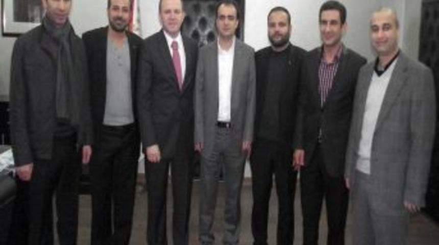 M&Uuml;SİAD Batman Şube Başkanı &Ouml;zdemir, Emniyet M&uuml;d&uuml;r&uuml; Okan'ı ziyaret etti