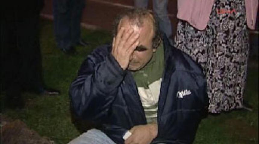 Yaralı oğluna değil, arabasına ağladı