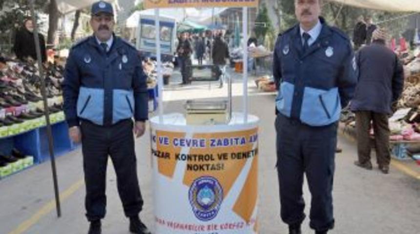 K&ouml;rfez'deki pazarlarda denetim noktaları oluşturuldu