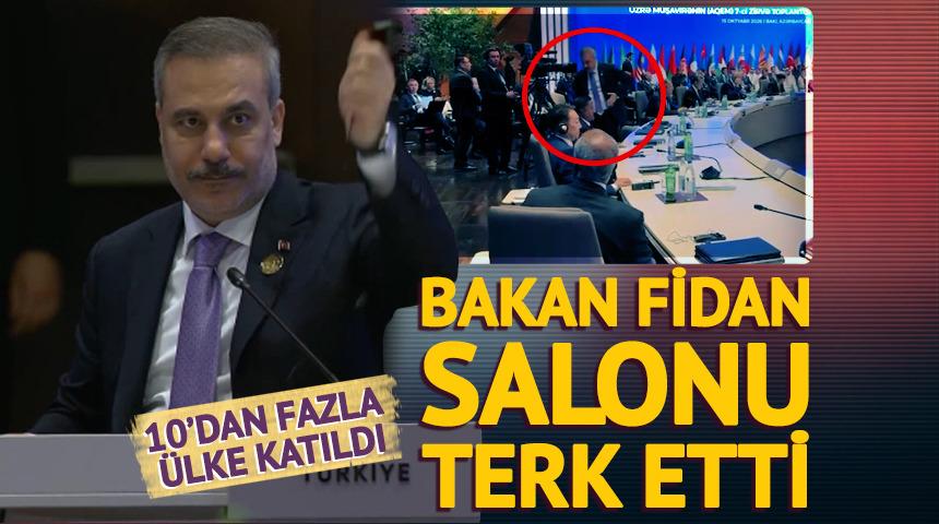 Bakan Fidan &ouml;nc&uuml;l&uuml;ğ&uuml;nde İsrail Cumhurbaşkanı Herzog'a protesto! 10'dan fazla &uuml;lke katıldı