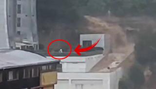 Sarıyer'de hayatı fel&ccedil; eden sel suları b&ouml;yle gelmiş!