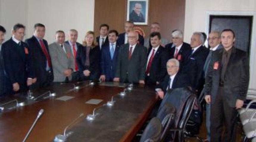 ESOB &uuml;yeleri TBMM'yi ziyaret ederek sorunlarını milletvekillerine iletti