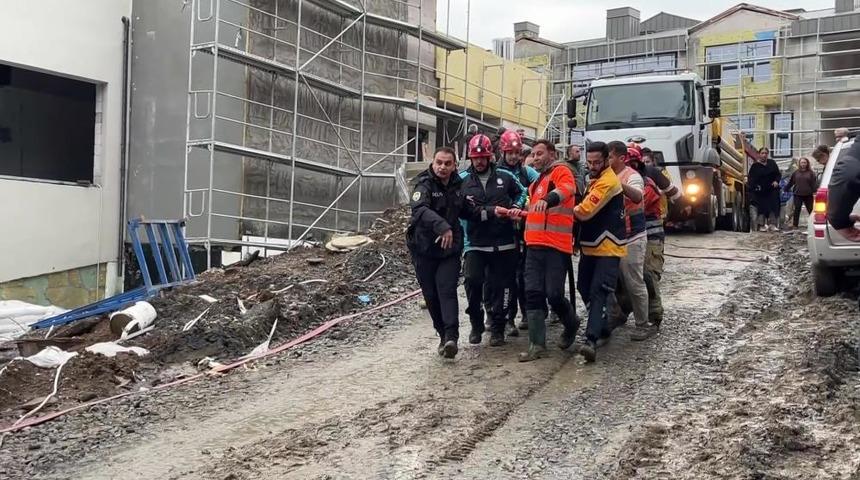 İstanbul'da sağanak yağış: Beykoz'da okul inşaatında kuyuya d&uuml;şen iş&ccedil;i hayatını kaybetti