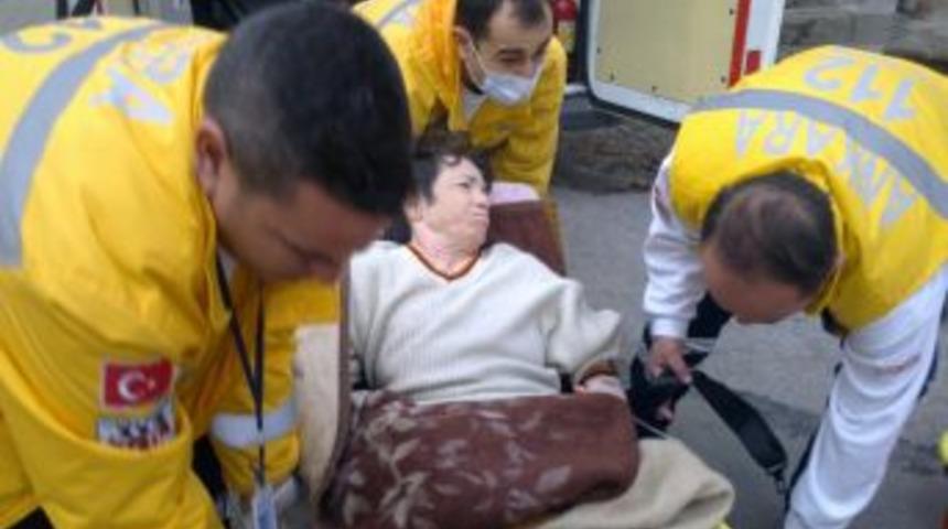 30 yıllık yatalak hastayı soba zehirlenmesinden komşuları kurtardı