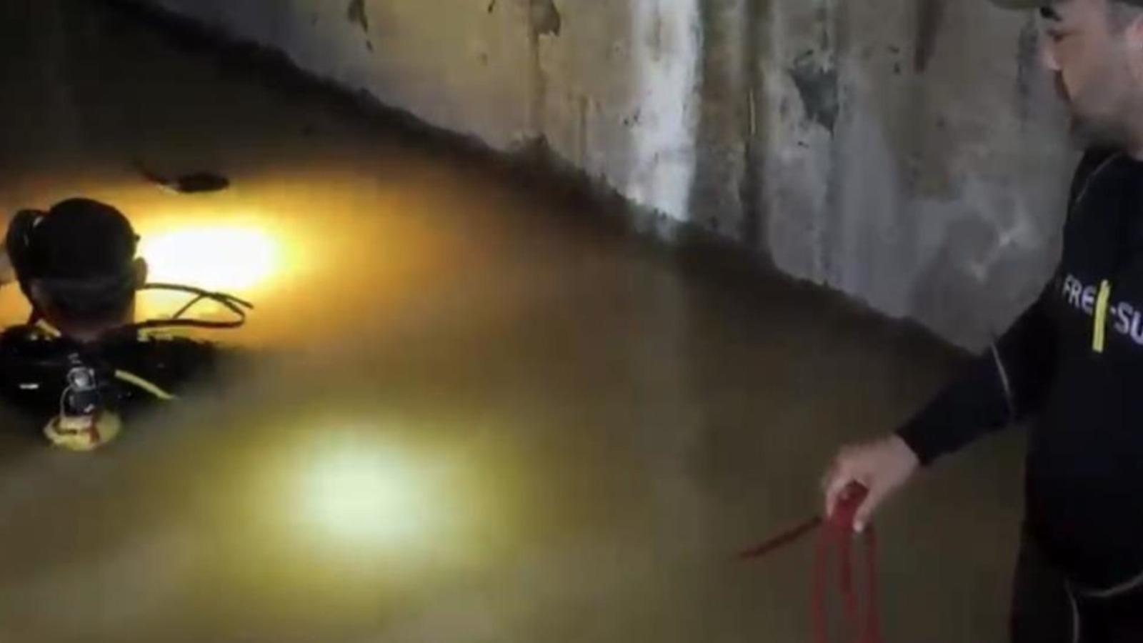 Beykoz’da kuyuya düşen işçinin çıkarılma görüntüleri ortaya çıktı