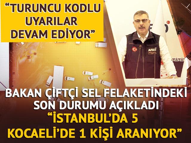 İ&ccedil;işleri Bakanı &Ccedil;ift&ccedil;i: "İstanbul'da 5, Kocaeli'de 1 kişi aranıyor"