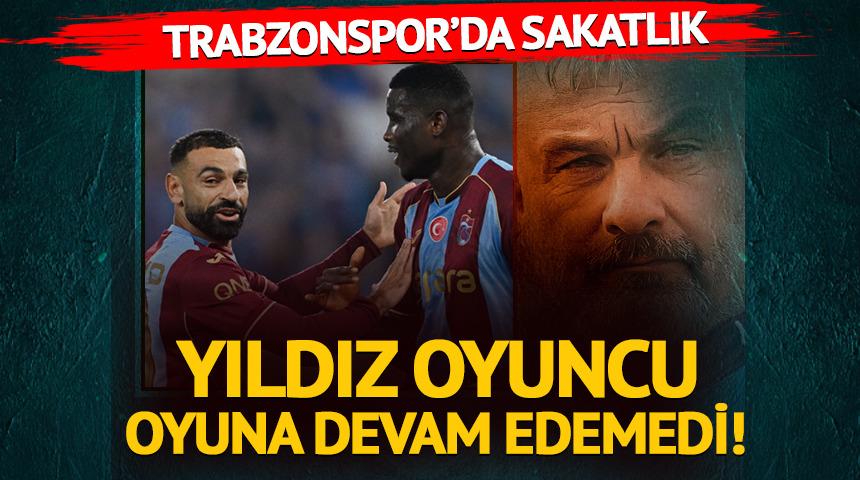 Trabzonspor'da sakatlık şoku! Yıldız isim oyuna devam edemedi