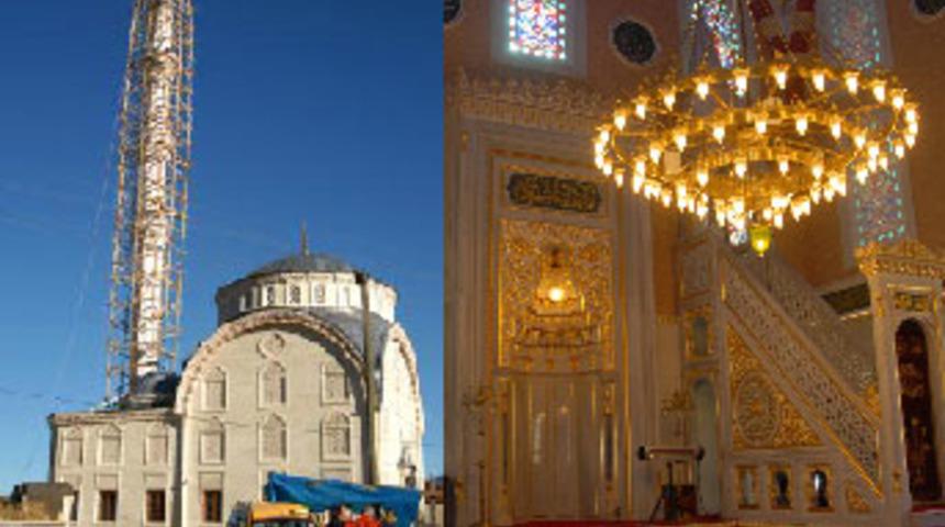 Cami minaresine Başbakan ayarı