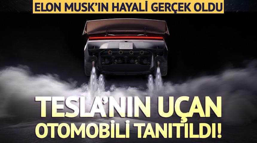 Tesla'nın u&ccedil;an otomobili tanıtıldı!