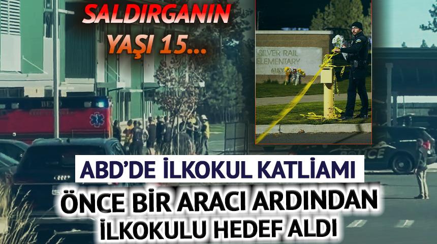 ABD'de katliam gibi olay! &Ouml;nce araca ateş a&ccedil;tı ardından ilkokula girdi...