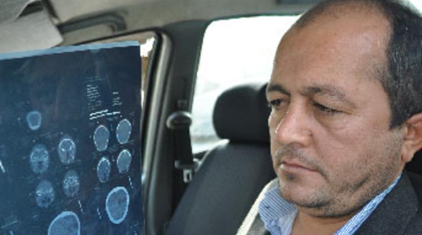 Beynindeki mermi ile yaşıyor