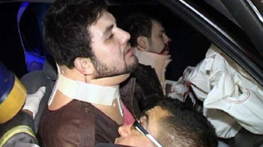 Kaza yapan otomobilde can pazarı