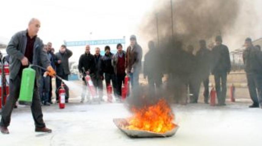 Ke&ccedil;i&ouml;ren'de yangın tatbikatı