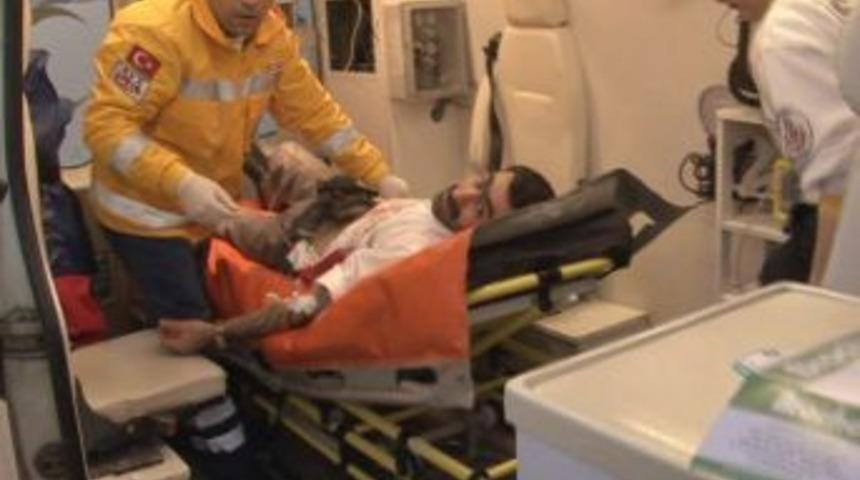 Kız arkadaşının kurşun yağmurundan yaralı kurtulmuş