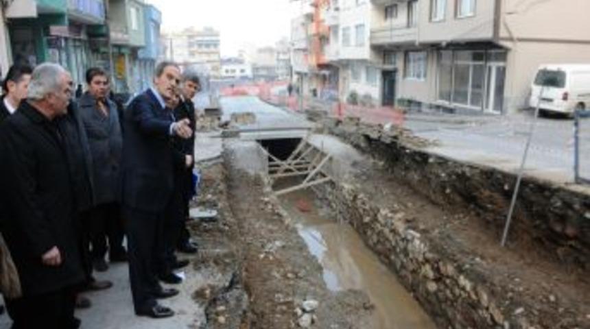 Bursa'da dereler ıslah ediliyor