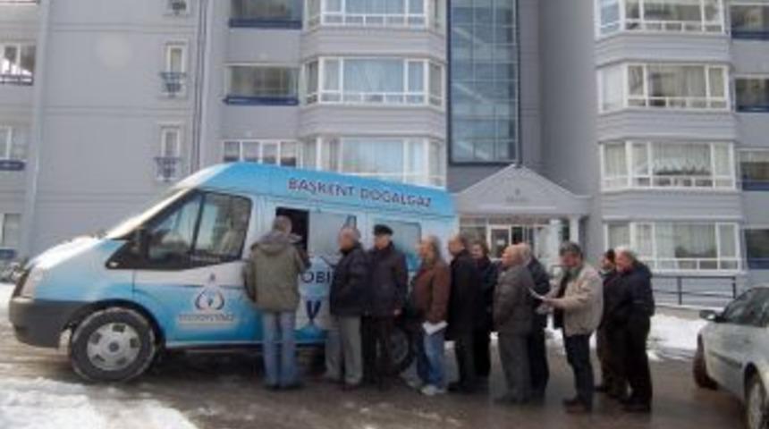 Başkentgaz, hizmeti abonelerinin ayağına g&ouml;t&uuml;r&uuml;yor