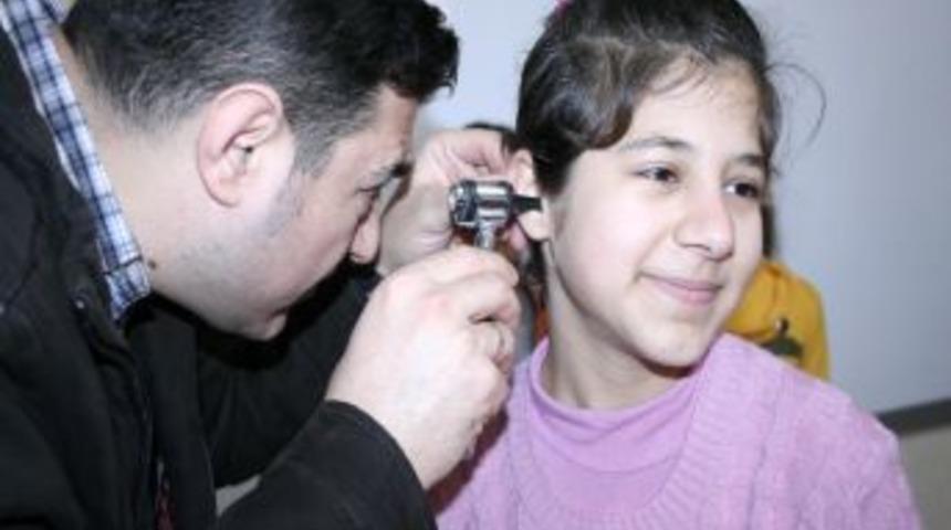 Yedirenk altın &ccedil;ocukları sağlık taramasından ge&ccedil;irdi