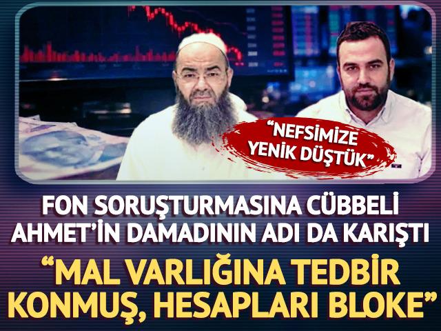 Fon soruşturmasına C&uuml;bbeli Ahmet'in damadı Esat Palazoğlu'nun da adı karıştı: "Nefsimize yenildik"