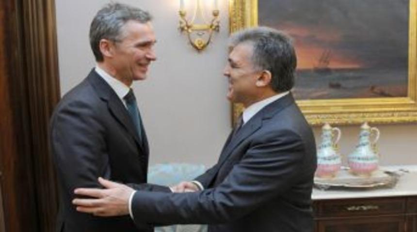 Cumhurbaşkanı G&uuml;l Norve&ccedil; Başbakanı Stoltenberg'i kabul etti