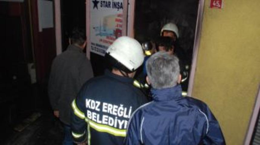 Korkutan yangın itfaiyenin zamanında m&uuml;dahalesiyle s&ouml;nd&uuml;