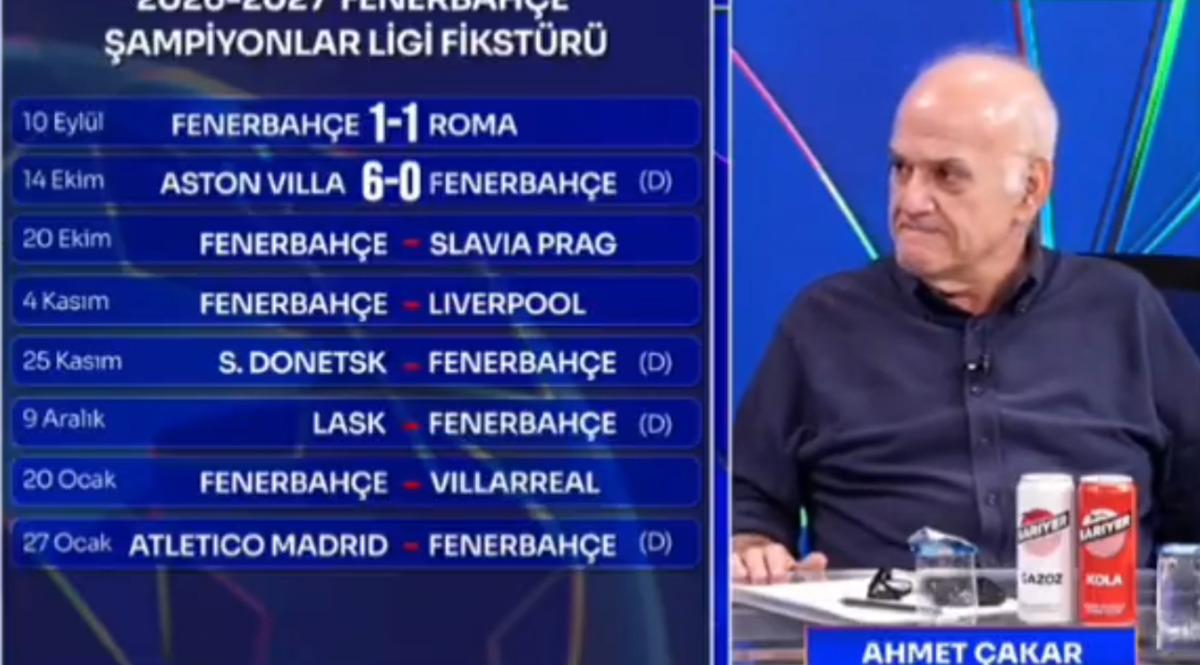 Ahmet Çakar Fenerbahçe nin Devler Ligi nde kalan maçlarını puanladı! Beklenmedik tahmin 1