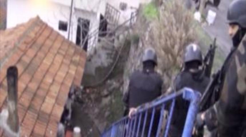 Narkotik polisinden helikopterli operasyon