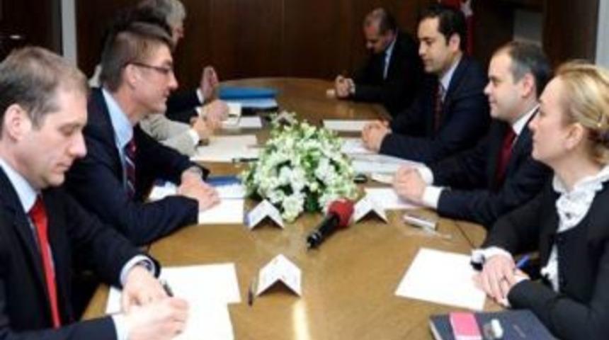 &Ccedil;ağatay Kılı&ccedil;, Almanya Parlamentosu heyetini TBMM'de kabul etti