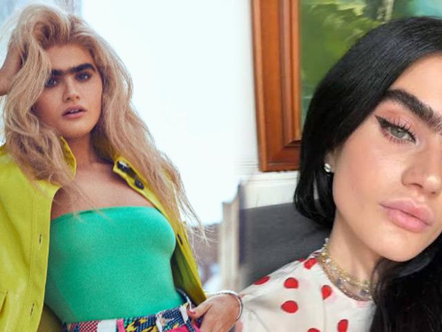 Tek kaşı y&uuml;z&uuml;nden alay konusu oldu! Son s&ouml;z&uuml; podyumda s&ouml;yledi