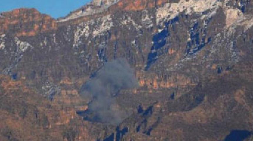 Kobralar ter&ouml;ristlere bomba yağdırdı