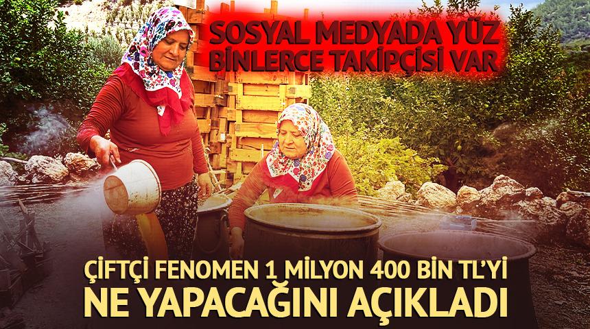 &Ccedil;ift&ccedil;i fenomen 1,4 milyon TL&rsquo;yi ne yapacağını a&ccedil;ıkladı