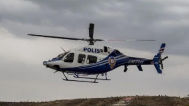 Polis helikopteri havalandı! Sağanak sonrası o bölgeler incelendi