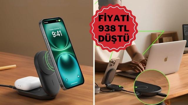 Tüm cihazlarınız için güvenli ve hızlı şarj çözümü: Belkin şarj standı indirimde