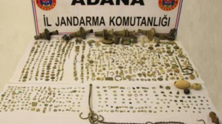 Adana'da 956 par&ccedil;a tarihi eser ele ge&ccedil;irildi