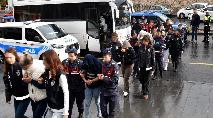 Nevşehir merkezli 9 ildeki fuhuş operasyonunda 11 tutuklama