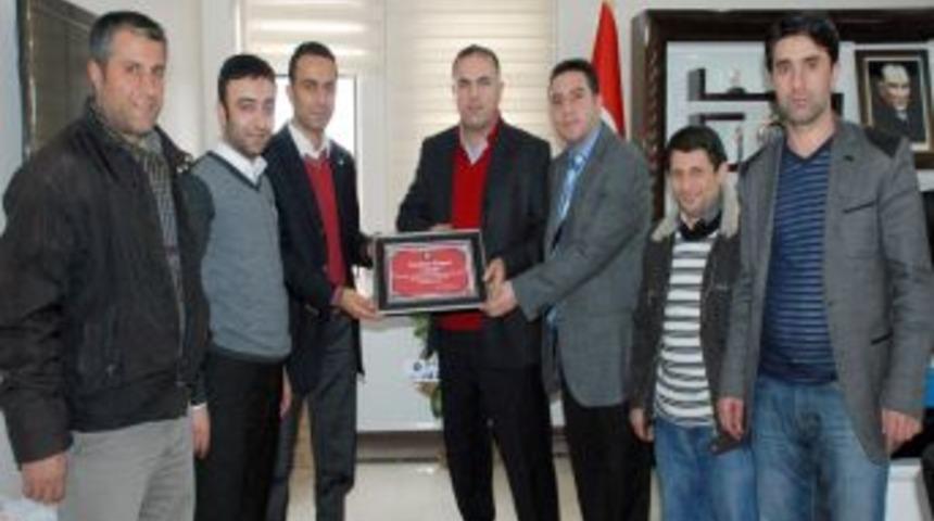 Spor Adamları Derneği'nden belediye başkanına ziyaret