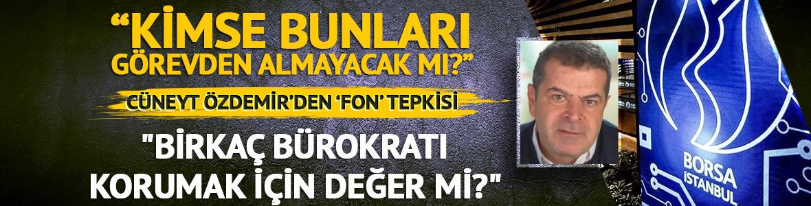 C&uuml;neyt &Ouml;zdemir'den 'fon' tepkisi! "Kimse bunları g&ouml;revden almayacak mı?"