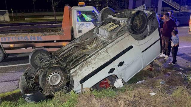 Samsun da hafif ticari ara&ccedil; kaza yaptı 1
