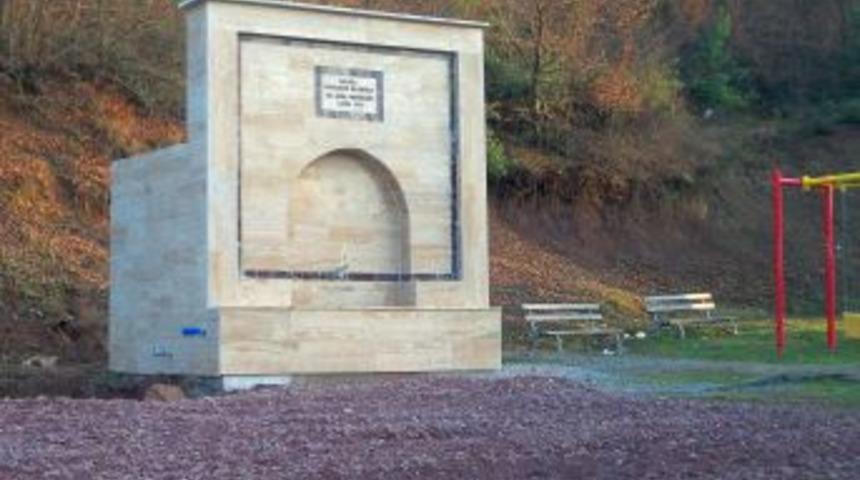 İSU k&ouml;ylere modern ve estetik &ccedil;eşmeler yapıyor