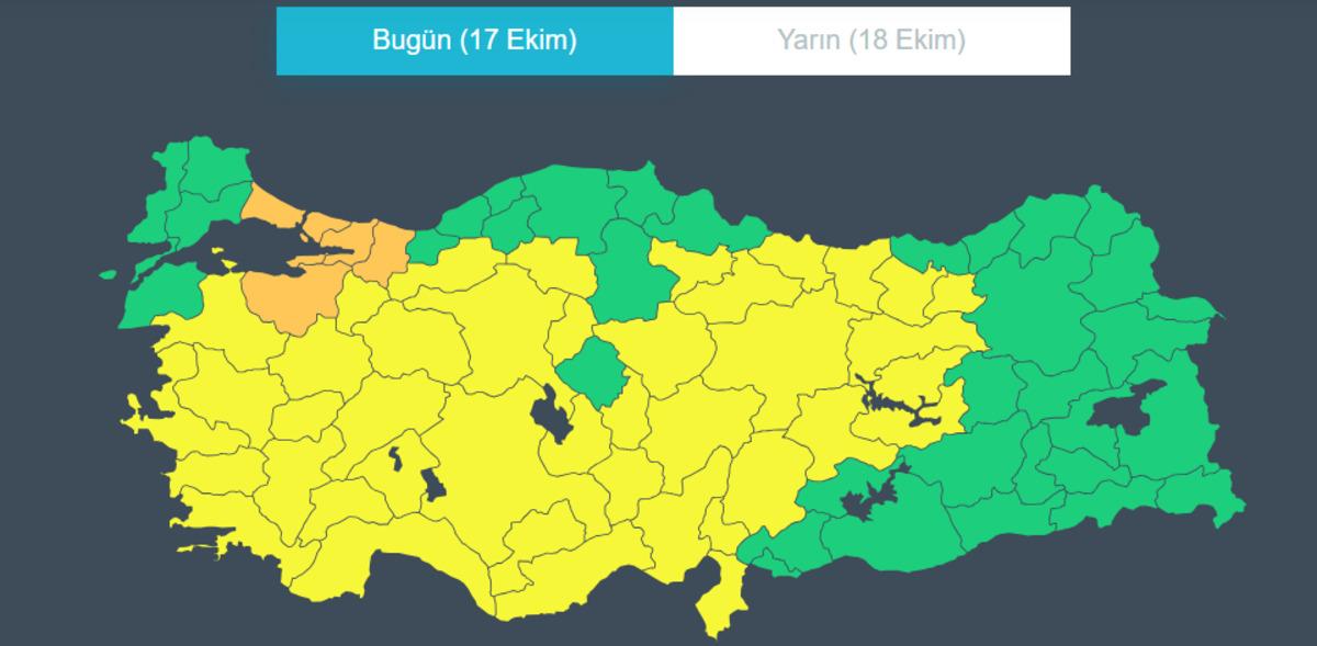 Beklenen oldu: İstanbul da sağanak başladı! Uyarılar peş peşe geliyor 1
