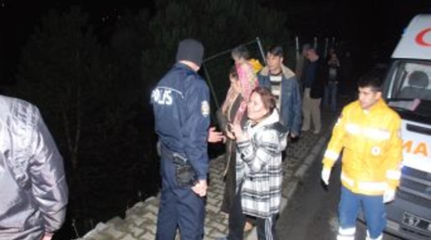 Otomobille 7 metreden u&ccedil;tu, kazadan hafif yaralı olarak kurtuldu